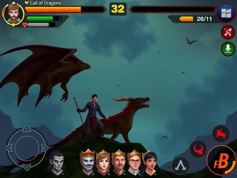 Call of Dragons iOS गेमप्ले स्क्रीनशॉट