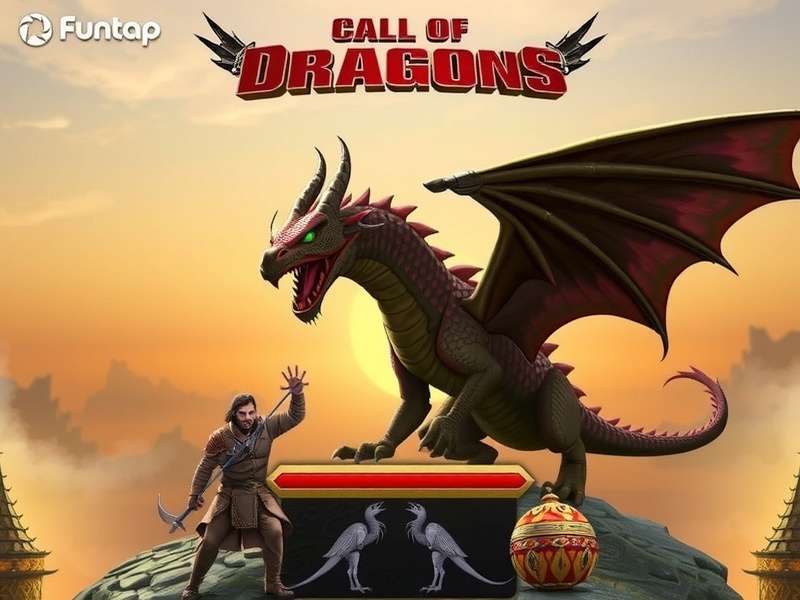 Call of Dragons Funtap PC गेमप्ले स्क्रीनशॉट