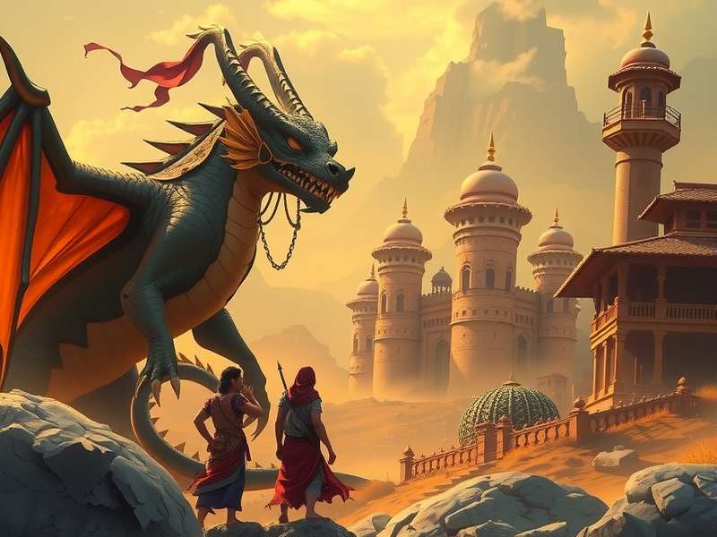 Call of Dragons में Miasma Giant का युद्ध दृश्य