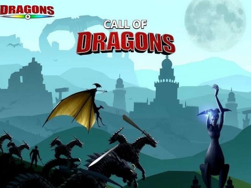 कॉल ऑफ ड्रैगन्स गेमप्ले स्क्रीनशॉट - युद्ध का दृश्य