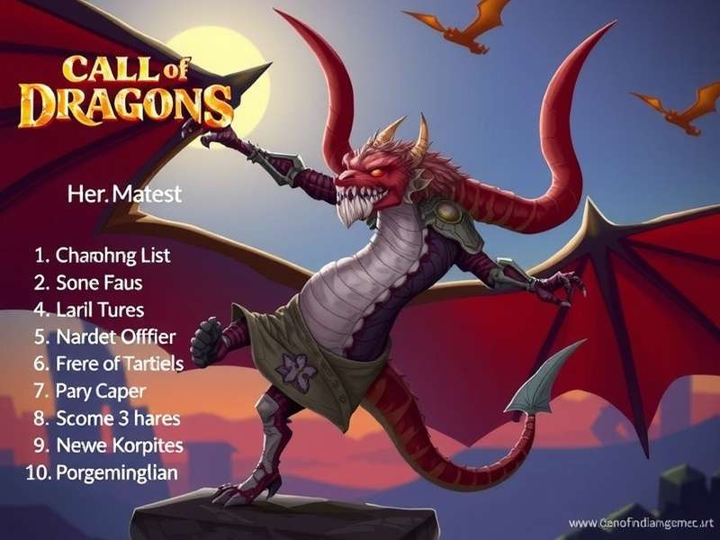 Liliya Hero Image - Call of Dragons
