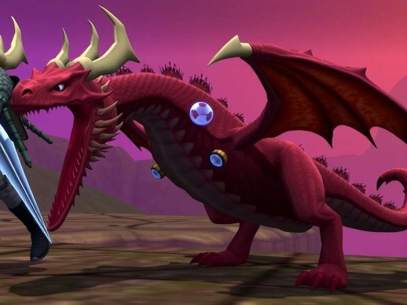 A majestic Flame Drake and a Steelclaw Bear fighting alongside Call of Dragons armies