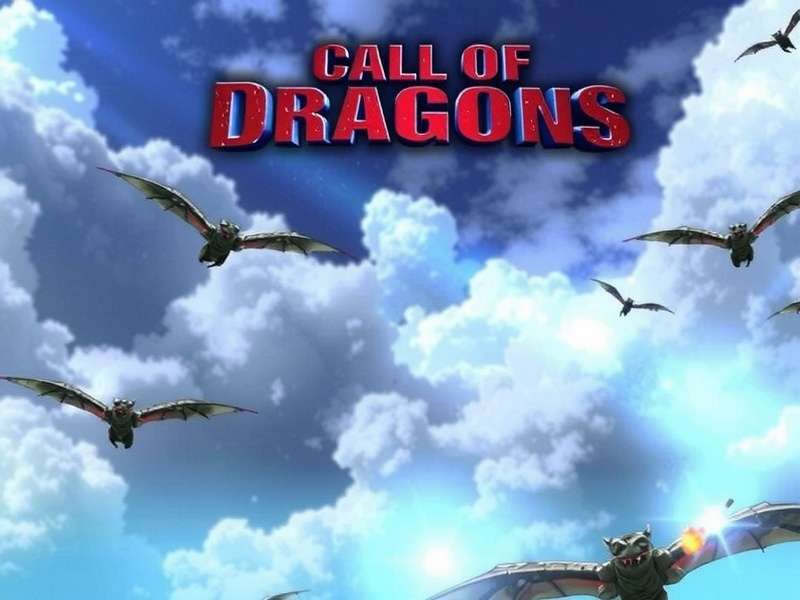 Call of Dragons gameplay screenshot showing dragons and armies