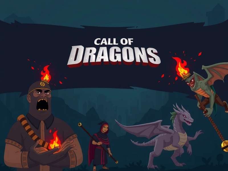 Preview of Call Of Dragons Discord Template for Indian players