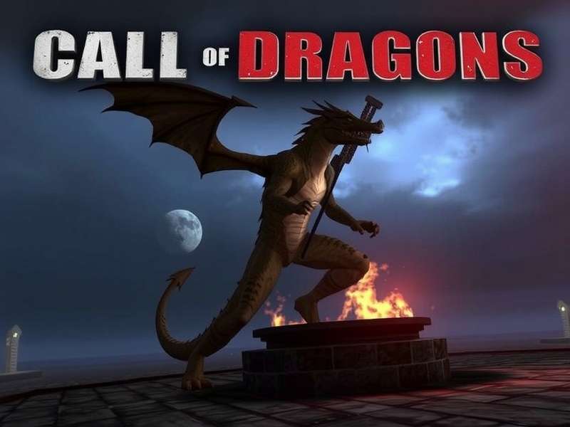 Call of Dragons gameplay on a high-end gaming PC with multiple monitors