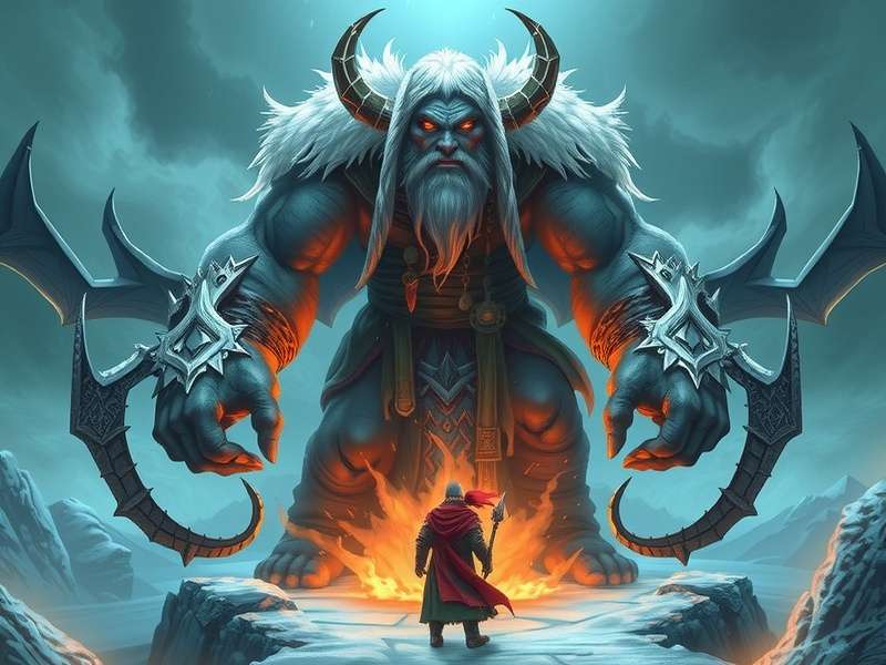 Frost Giant army in Call of Dragons marching through snowy terrain