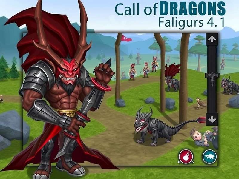 Call of Dragons Android gameplay on mobile device