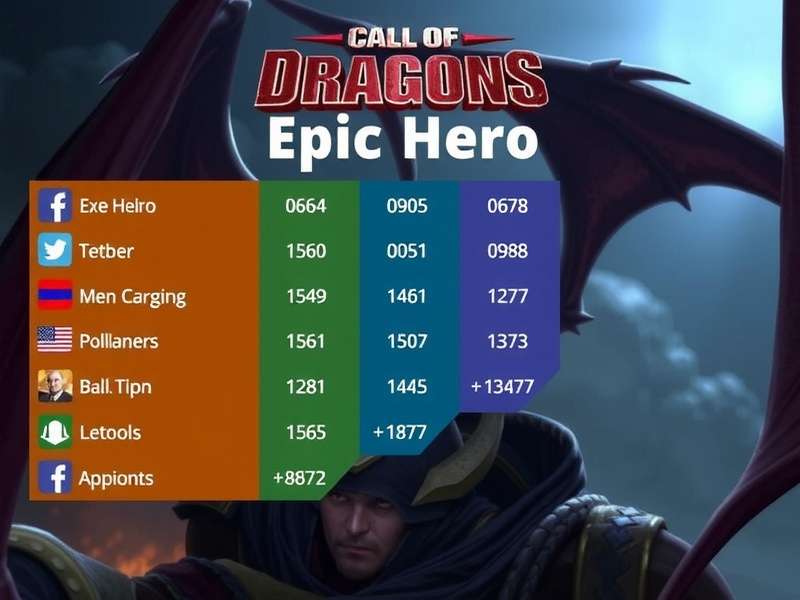 Call of Dragons Epic Heroes Collage showing top-tier champions