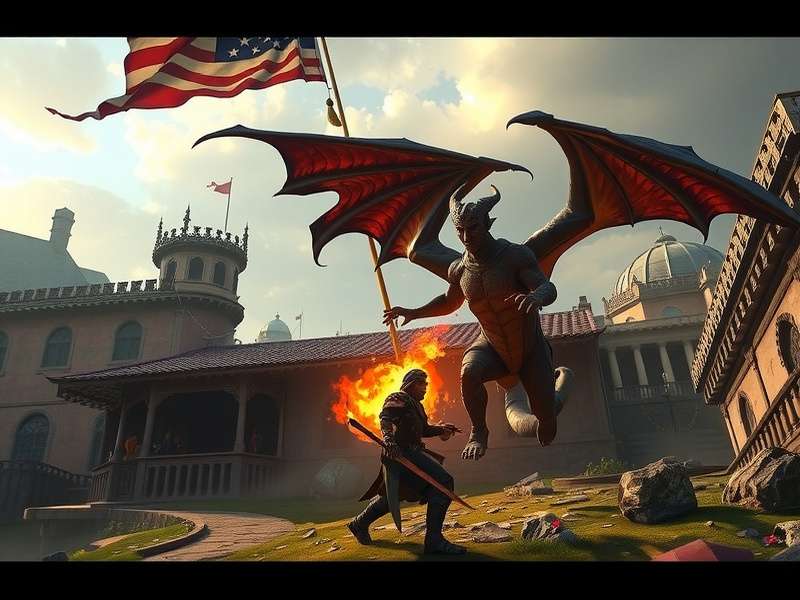 Fantasy hero character with glowing armor and sword