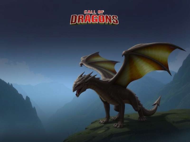 Call of Dragons Game Scene with Dragon and Armies
