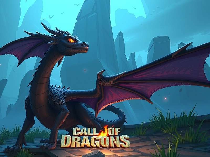 Call Of Dragons Official Discord server banner showing dragon emblem and community highlights