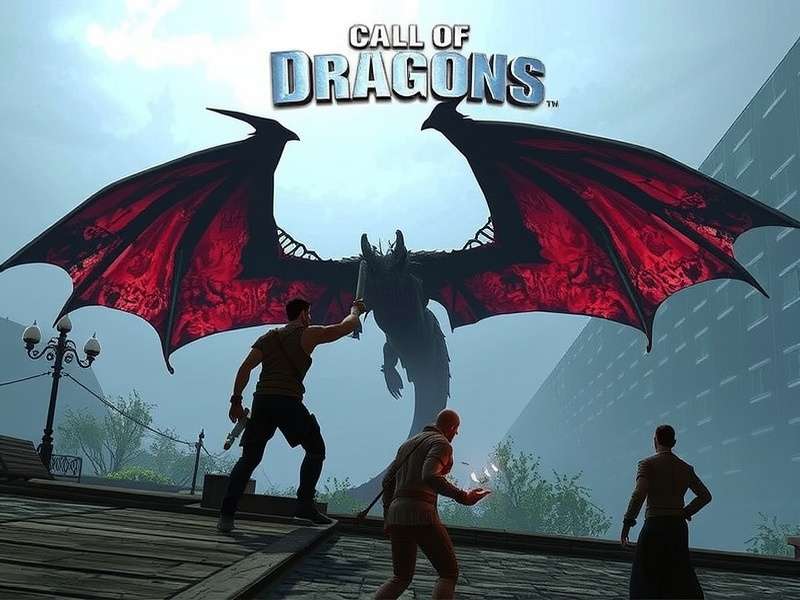 Call of Dragons beginner gameplay scene with heroes and dragons charging into battle