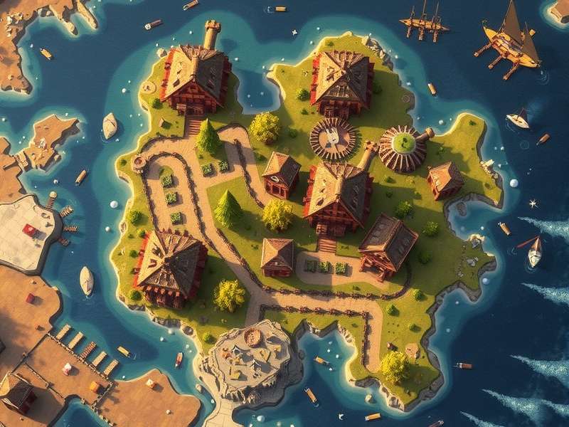 Call Of Dragons Map overview with marked regions, resource nodes, and battlegrounds