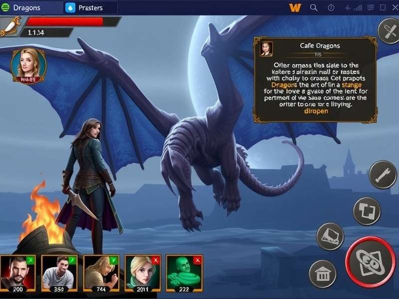 Call of Dragons Pro Tips banner — city building, dragons, and heroes in epic battle scene
